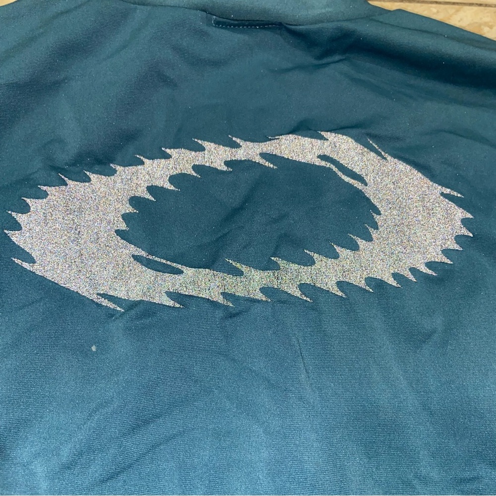 Vintage Oakley Software Cycling Jersey Mens Large Half-Zip Blue Y2K Reflective - Picture 4 of 9